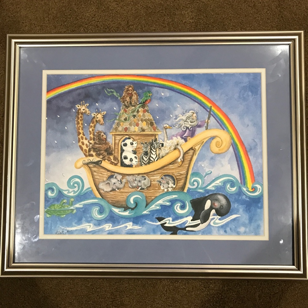 Lila Rose Kennedy Noah’s Arc Framed Art